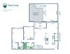 2 Bed, 1.5 Bath Loft - 1,130 sq ft